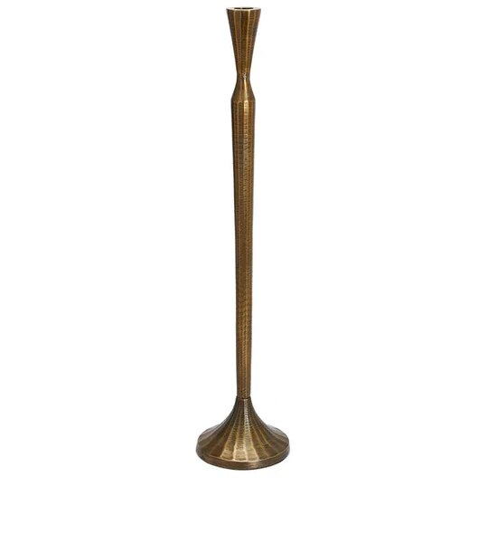 CENTRAL HOME Candle Holder TA ALURAWNP 4X13X59.5 cm. Silver Оригинал
