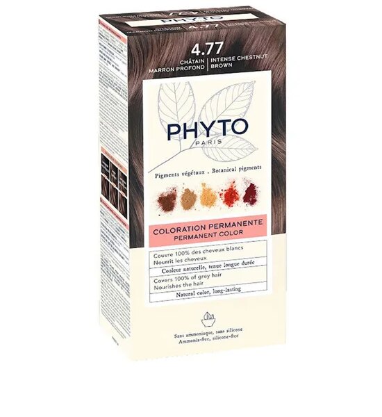 PHYTO Phytopermanent Color 4.77 Intense Chestnut Brown Оригинал