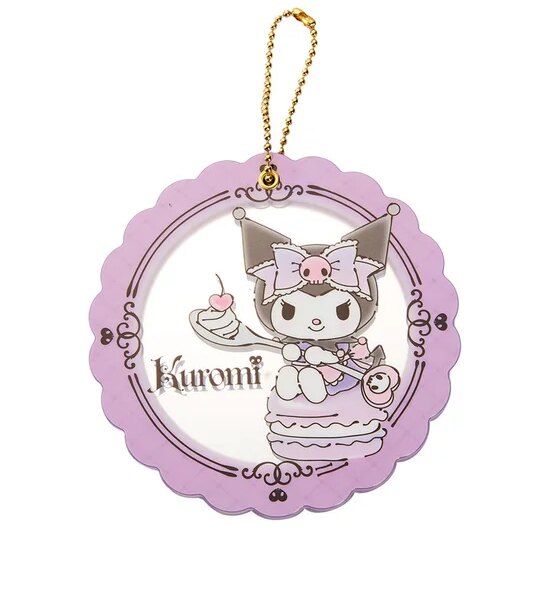 SANRIO Mirror W/Charm  Kuromi Pink Оригинал