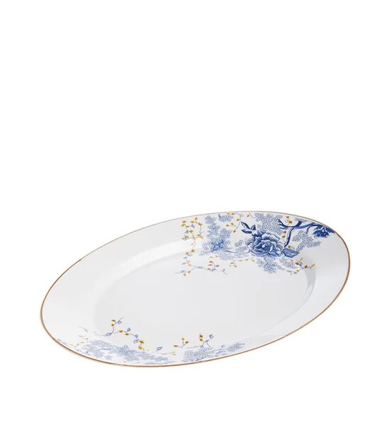 CENTRAL HOME Oval Plate Opal Bunell 33 cm Violet Оригинал