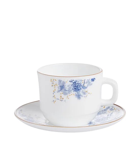 CENTRAL HOME Set Cup Saucer Opal Bunell 250 mL Violet Оригинал