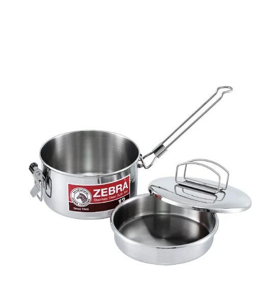 ZEBRA Round Lunch Box 12 cm. W/Inner Tray Оригинал