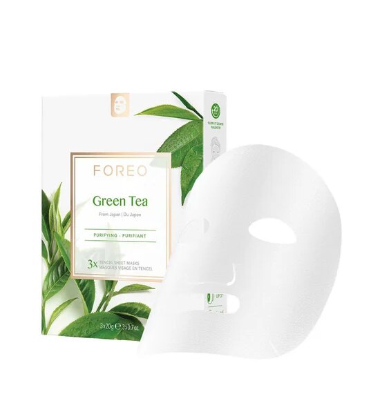 FOREO Sheet Mask Farm To Face Green Tea x3 Оригинал