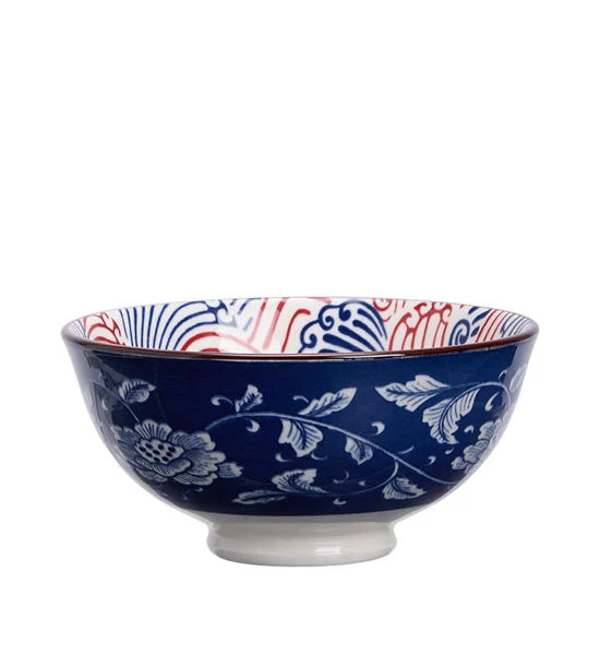 CENTRAL HOME Bowl Porceliain Peo Wave 4.75 Inch Blue Оригинал