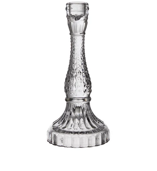 CENTRAL HOME Glass Candlestick 10X21.5 cm Grey Оригинал