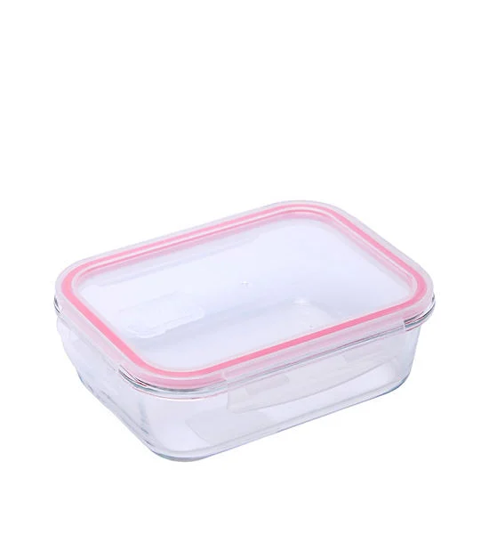 CENTRAL HOME Food Container Rectangle Borosilicate Glass with Pulling Lid 370 mL Оригинал