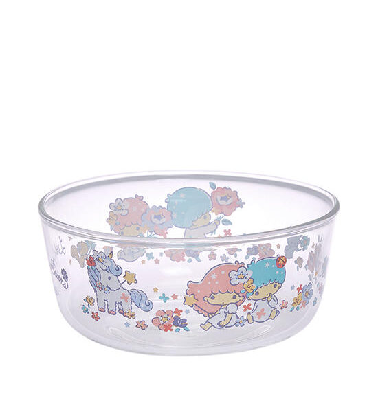 SANRIO Glass Bowl Little Twin Stars Multi-Color Оригинал