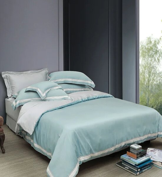 SANDERSON Bedding Sheet Set of 4 sheets Green/Grey Оригинал