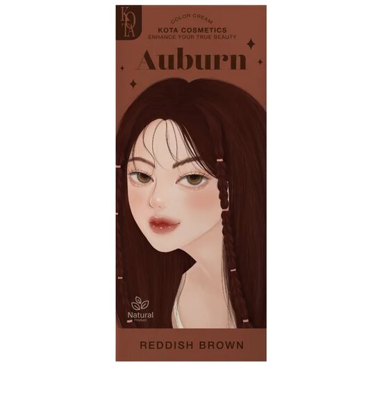 KOTA Hair Dye Kota Cosmetics Color Cream Size 200 mL Aururn Оригинал