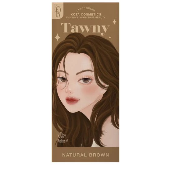 KOTA Hair Dye Kota Cosmetics Color Cream Size 200 mL Tawny Оригинал
