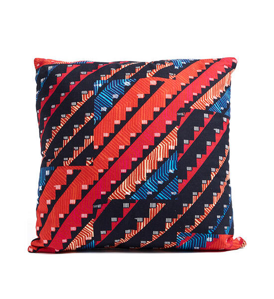CENTRAL HOME Cushion Diagonal Pattern 45 x 45 cm. Multi-Color Оригинал