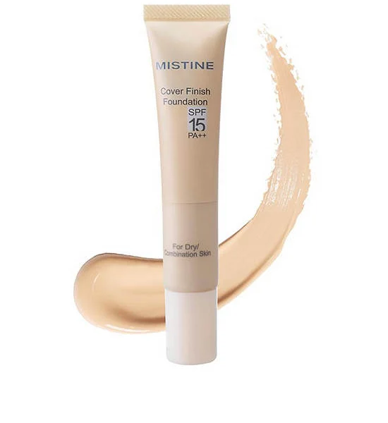 MISTINE Cover Finish Foundation SPF 15 PA++ 15 g Оригинал