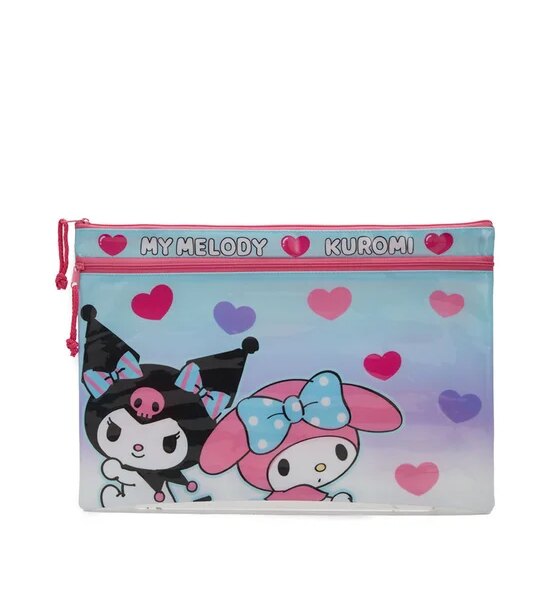 SANRIO Zipper Pouch F4 Kuromi + My Melody Grocery Multi-Color Оригинал