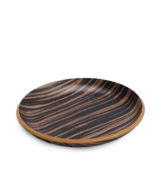 CENTRAL HOME Wooden Rounded Coaster WILLOW 12 x 1.5 cm Dark Brown Оригинал