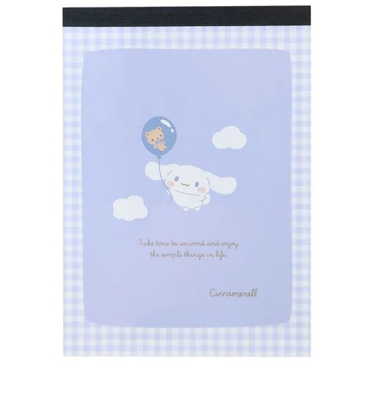 SANRIO A6 Memo Pad Cinnamoroll Light Blue Оригинал