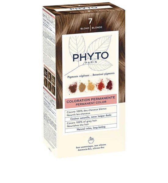 PHYTO Hair Dye Permanent Color - 7 Blonde Оригинал