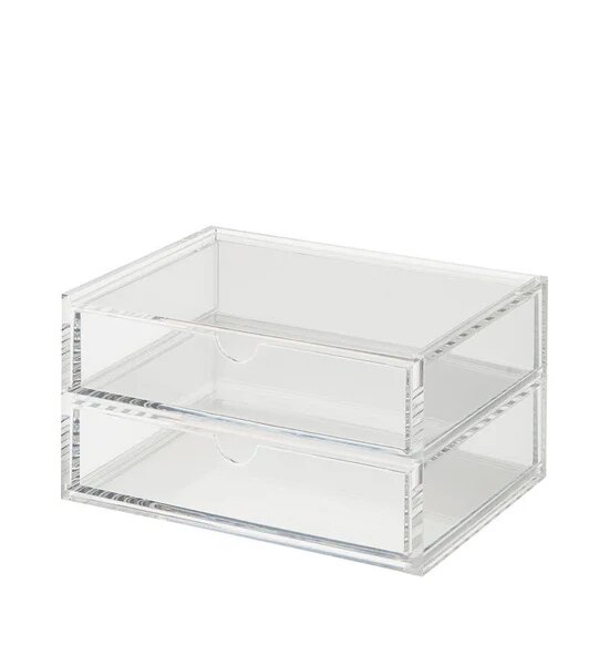 MUJI ACRYLIC W DRAWER 2ROWS CLEAR Оригинал