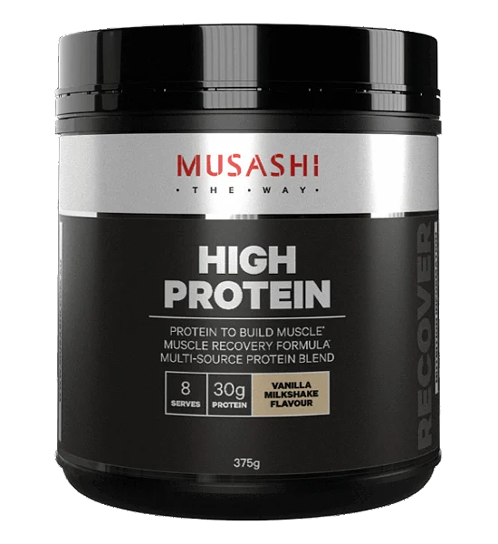 MUSASHI High Protein 375g -Vanilla Оригинал