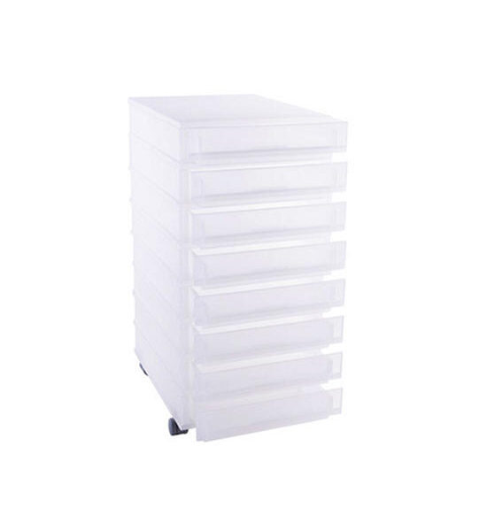 UDEE UDEE  A4 Drawer -8 Tier Series WHITE with Caster Оригинал