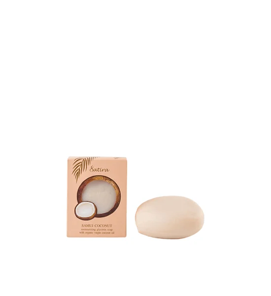 SATIRA Satira Samui Coconut Moisturizing Glycerin Soap 100 gm Оригинал