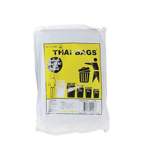 THAI BAG Rubbish Bags 1 KG.  Size 36 x 45 Inch. Black Оригинал