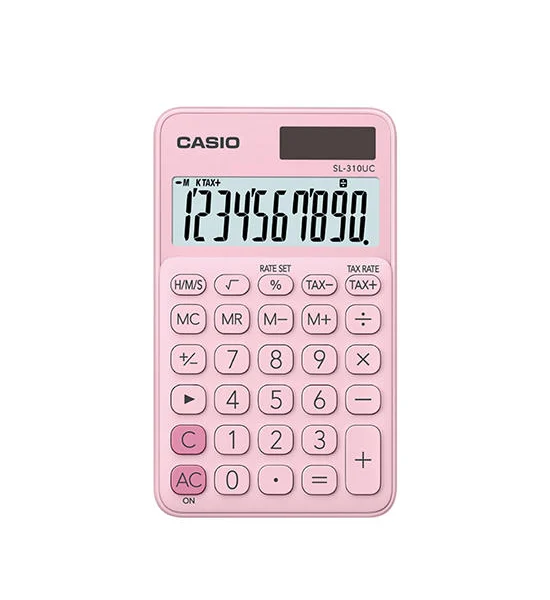 CASIO CALCULATOR Pink Casio Caculator SL-310UC-PK Оригинал