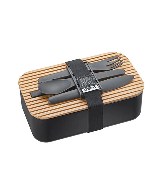 GEFU Lunch Box ENVIRO model.12376 Black, Brown Оригинал
