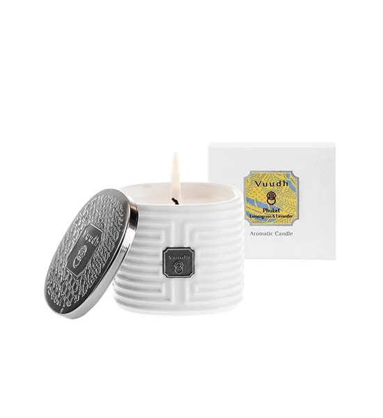 HARNN VUUDH PHUKET ( LEMONGRASS & LAVENDER ) AROMATIC CANDLE 190 G OPAL Оригинал