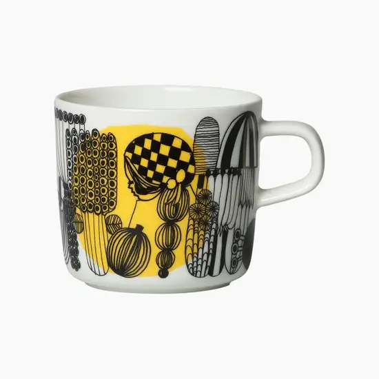 MARIMEKKO Black SIIRTOLAP. COFFEE CUP 2DL Оригинал