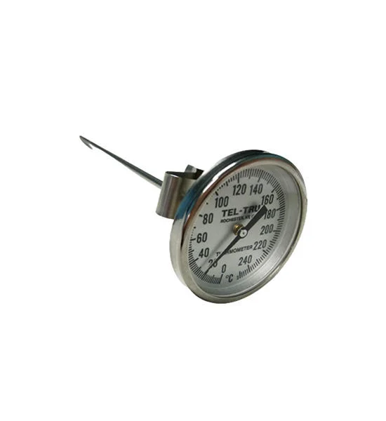 TELTRU Silver Bimetal Thermometer Model GT100R 1610-08-79 Оригинал