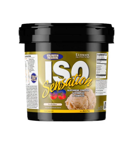 ULTIMATE NUTRITION Iso sensation 93 Whey Protein - 5 lbs  - Vanilla Оригинал