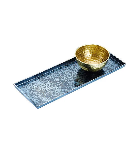 ARTESA Sering Platter Set w/Brass Bowl model.ARTBLUPLAT Оригинал