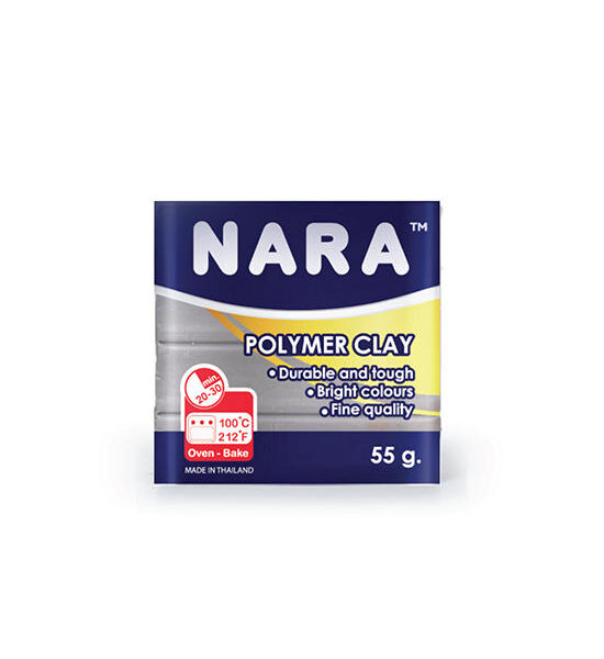 NARA Polymer Clay 55 g. #Light Grey Оригинал