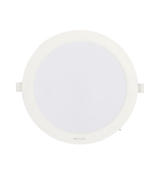 RACER RACER Round Downlight LED 18W Warm White (INNO TECH-D 18W WW), 6 Inch, White Color Оригинал