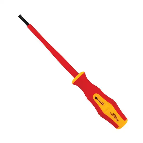 PUMPKIN Orange VDE Insulated Screwdriver Slotted No. 17171 Size 4 MM. x 4 Inch Оригинал