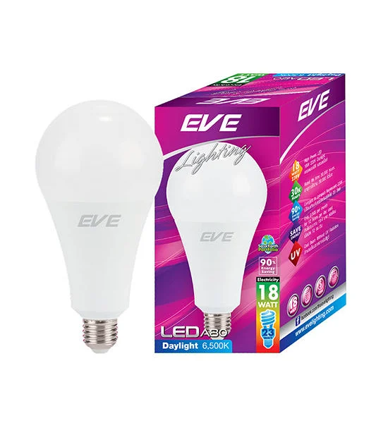 EVE LIGHTING LED Light Bulb 18 W Daylight A80 E27 Оригинал