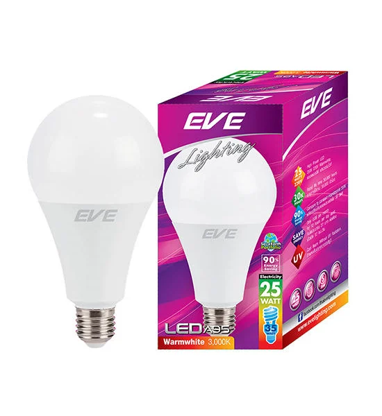 EVE LIGHTING LED Light Bulb 25 W Warm White A95 E27 Оригинал