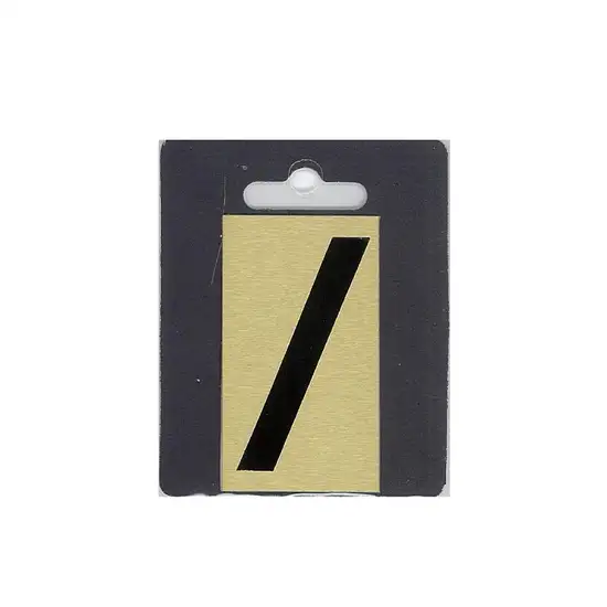 S&T BraNumber Sign / No.98 / Size 6.3 CM. Оригинал