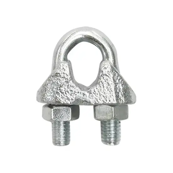 GIANT KINGKONG White Zinc Wire Rope Clip WR-38 Size 3/8 Inch (Pack 1 Pcs.) Оригинал