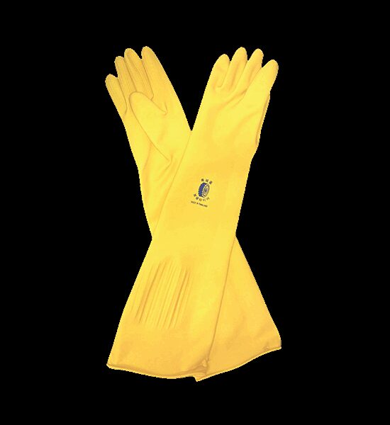 MICROTEX Yellow Natural Rubber Glove Size 26 Free Size Оригинал