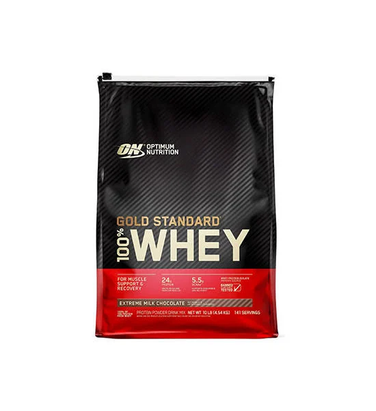 OPTIMUM NUTRITION Gold Standard Whey Protein 10 lbs. - Double Rich Chocolate Оригинал