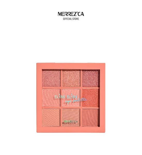 MERREZCA Inner peach Blink Blink Eye Palette Collection  9 x 1 g Оригинал