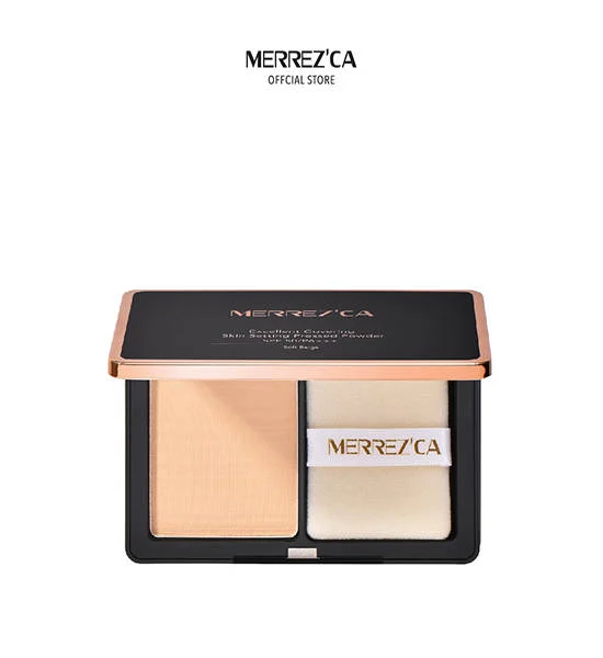MERREZCA Excellent Coveing Skin Setting Pressed Powder SPF50/PA+++ #Soft Beige Оригинал