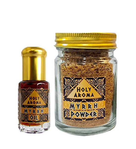 HOLYAROMA Myrrh Oils 3 ml. + Myrrh Powder 50 gm. Оригинал