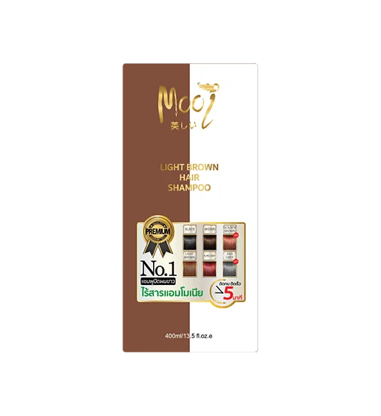 MOOI Light Brown Hair Shampoo 400 ml./tube Оригинал