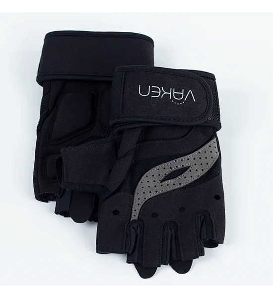 VAKEN Fitness Gloves Black/Grey Size XL Оригинал