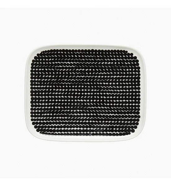 MARIMEKKO Black R?symatto plate 15x12 cm Оригинал