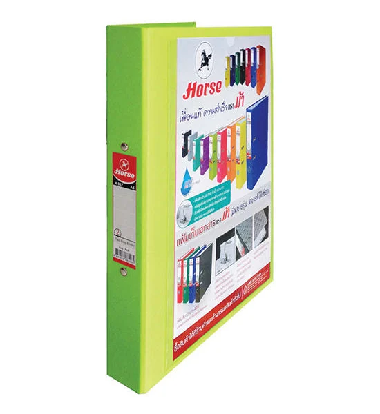 HORSE 2 Rings Binder A4 Light Green Оригинал