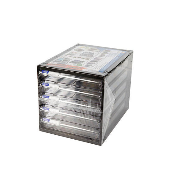 ORCA ORCA ตู้เอกสาร 5 ชั้น รุ่น CFB-5 สีดำ-ใส Оригинал
