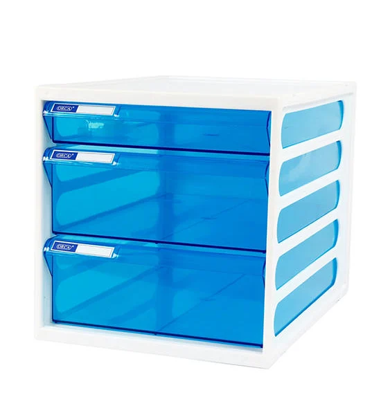 ORCA ORCA ตู้เอกสาร 3 ชั้น รุ่น CFB-3 สีขาว-ฟ้า Оригинал